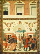 Pietro Perugino The Miracles of San Bernardino: The Healing of a Mute oil painting artist